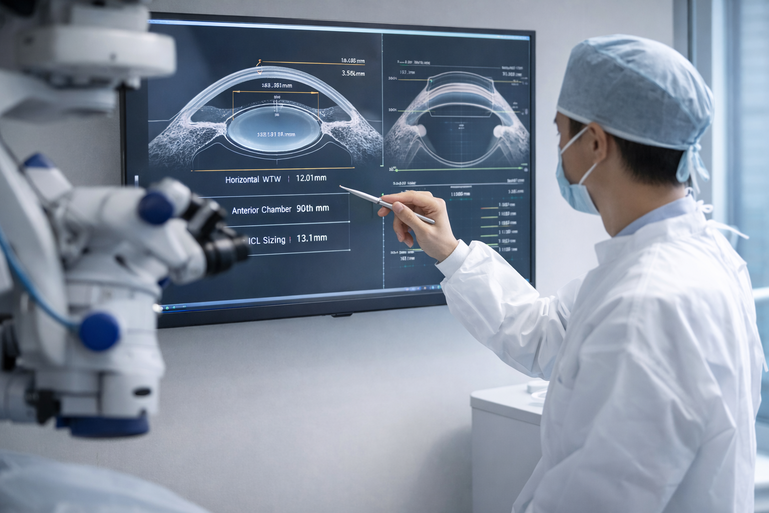 ICL Surgery Precision Vision